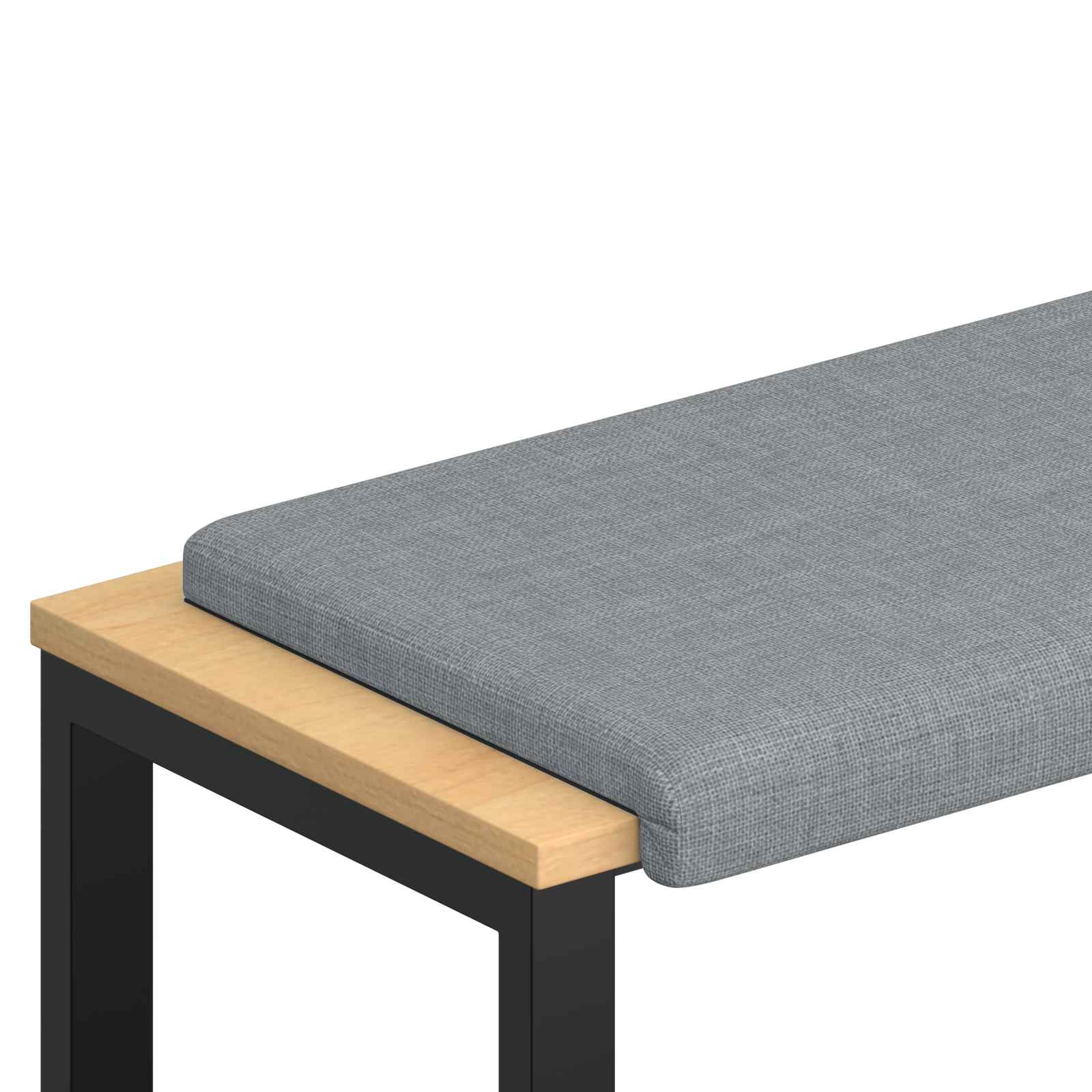 Jastučić za klupu Tkanina Svjetlosiva Dubina 35 cm