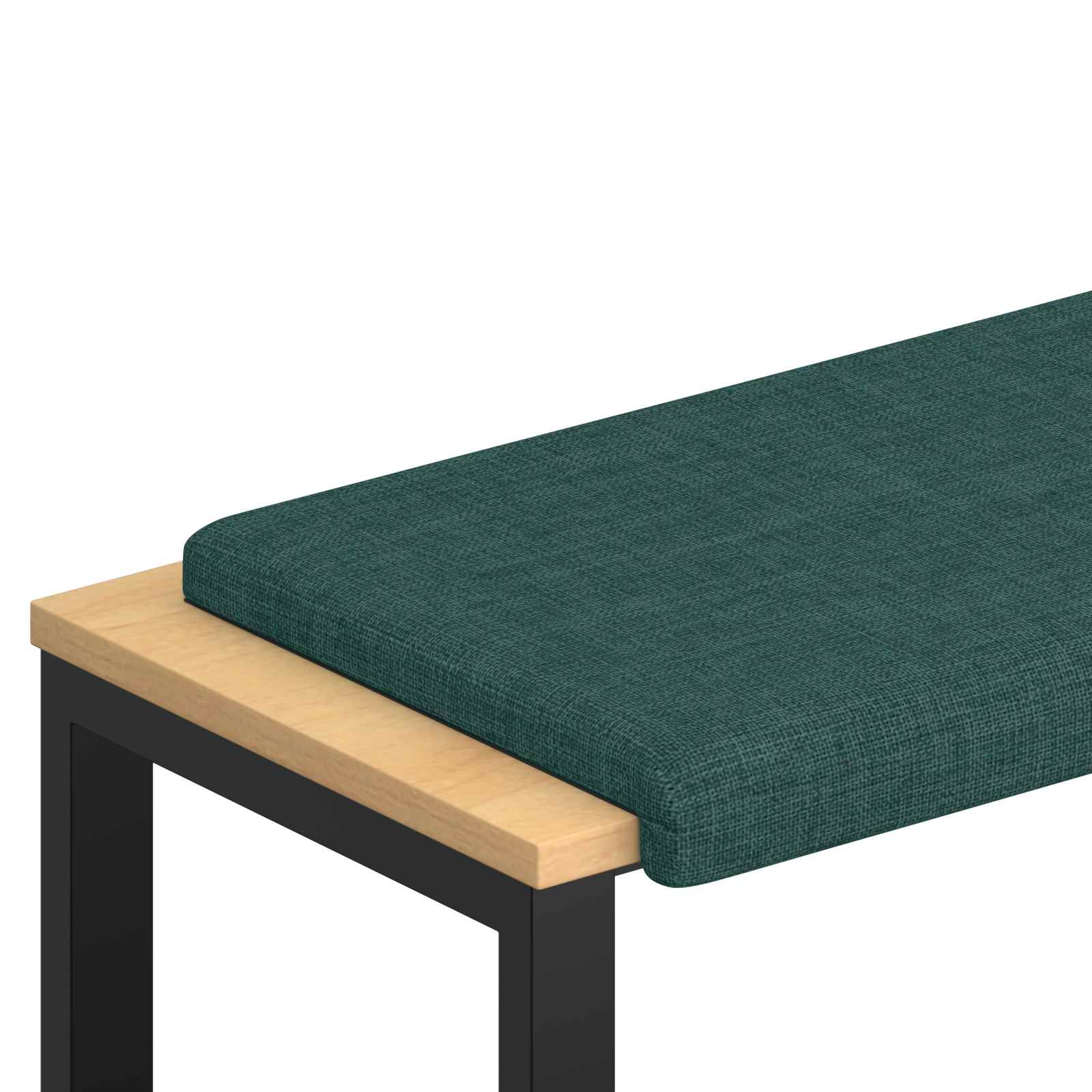 Jastučić za klupu Tkanina Tamnozelena Dubina 35 cm
