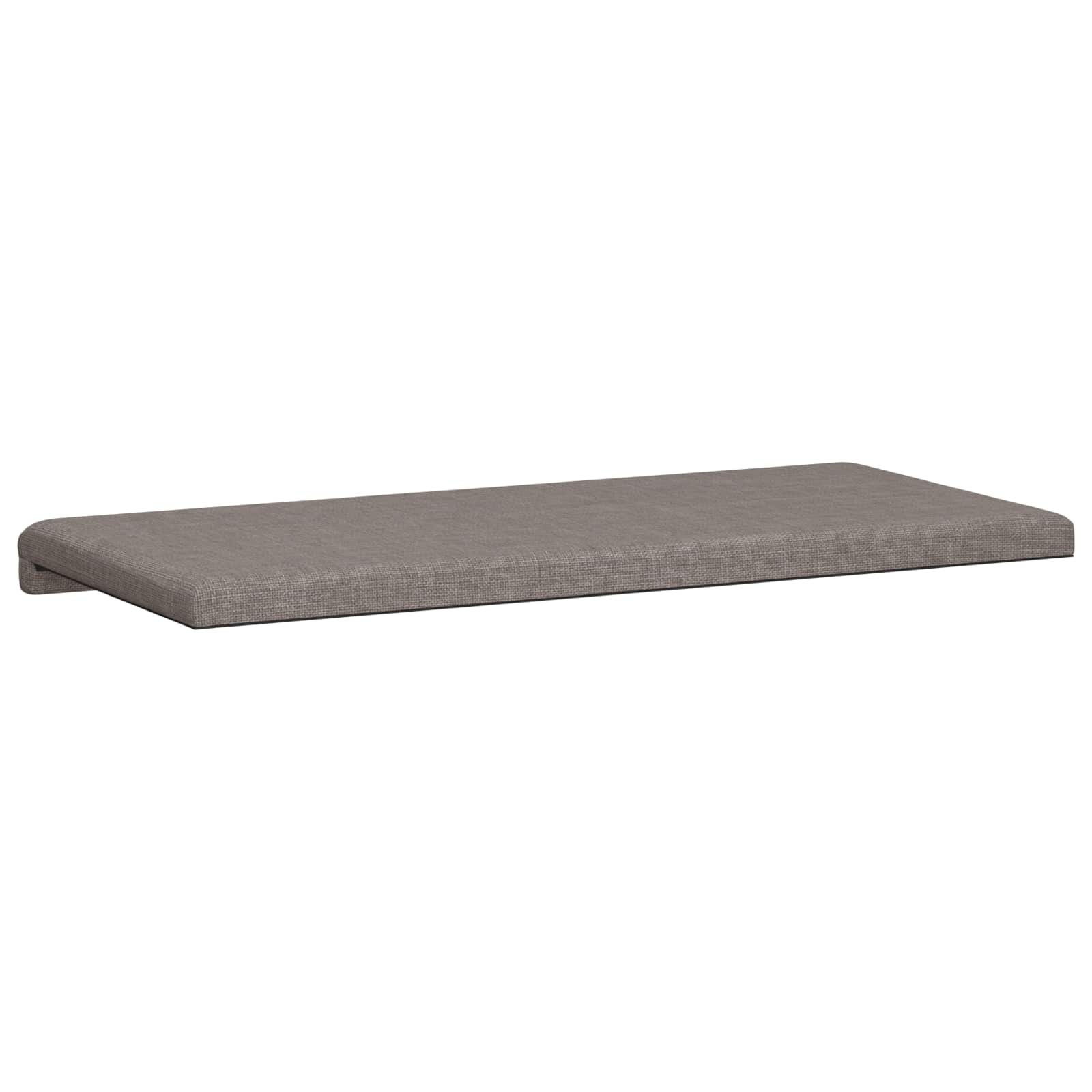 Jastučić za klupu Tkanina Sivosmeđa Dubina 35 cm