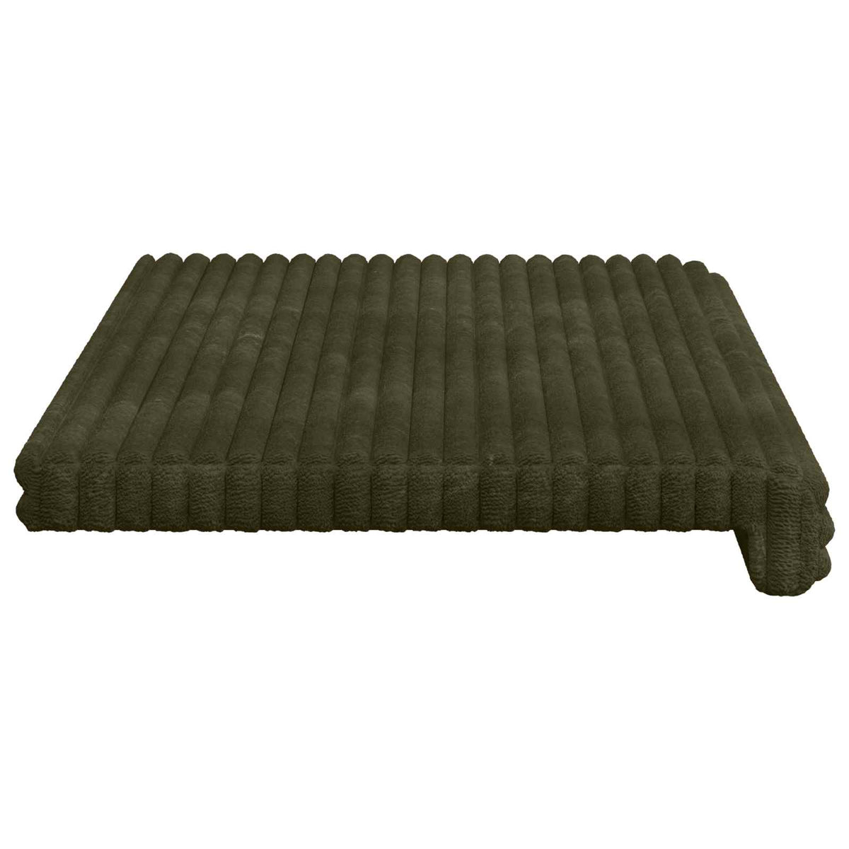 Jastučić za klupu Plišani kord Zelena Dubina 35 cm