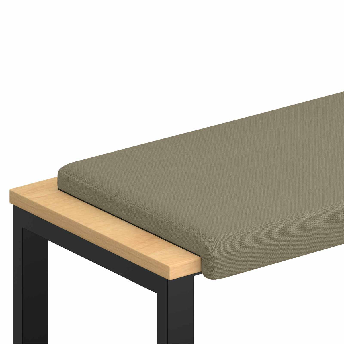 Jastučić za klupu Teksturirani baršun Kaki Dubina 35 cm