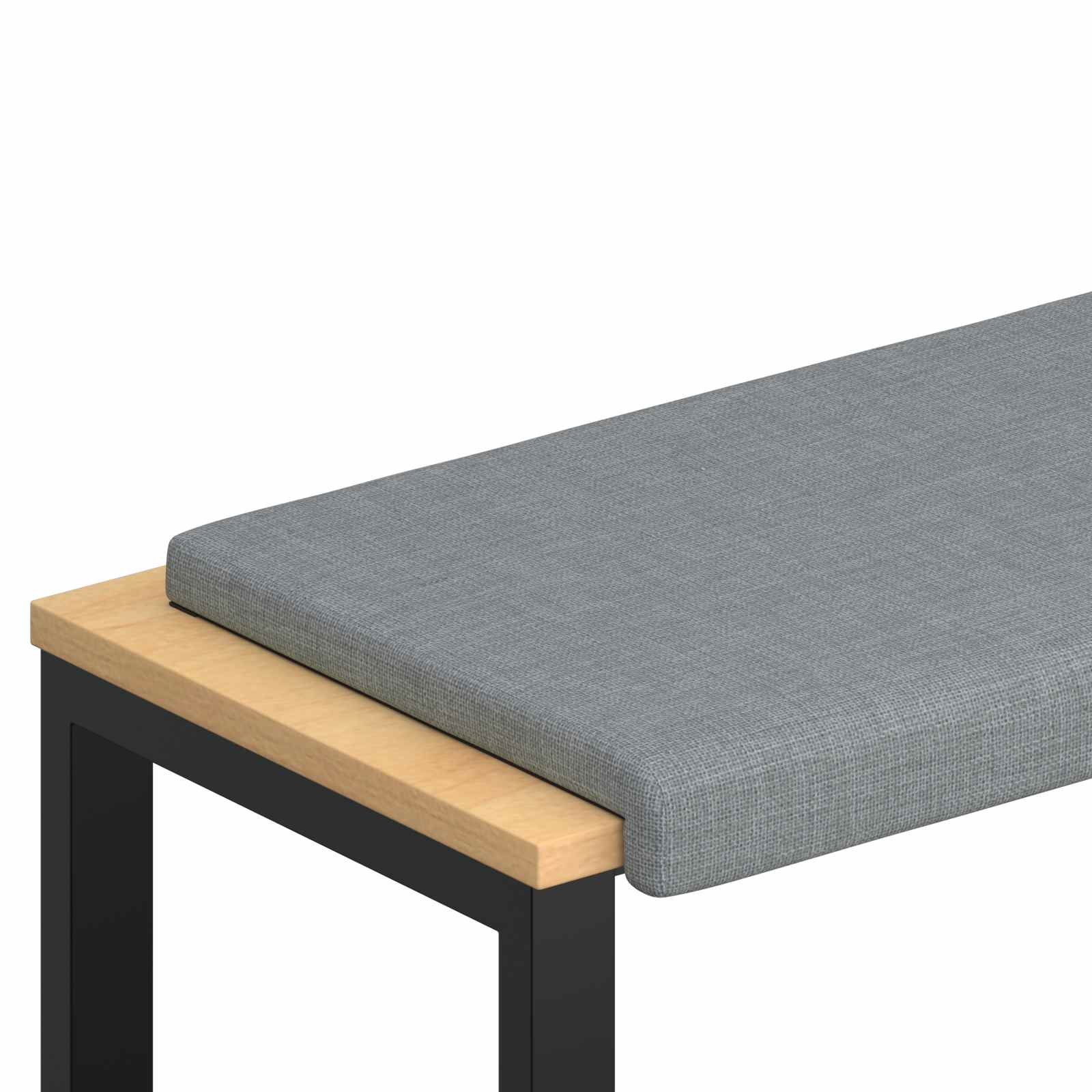 Jastučić za klupu Tkanina Svjetlosiva Dubina 35 cm