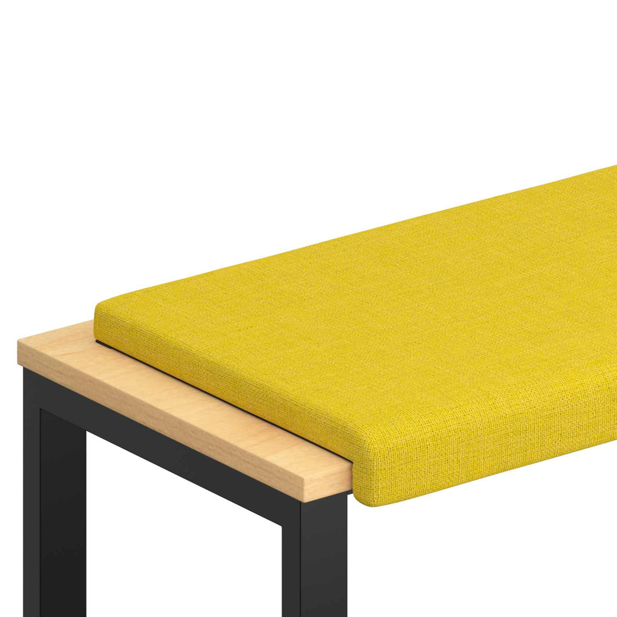 Jastučić za klupu Tkanina Svijetlo žuta Dubina 35 cm