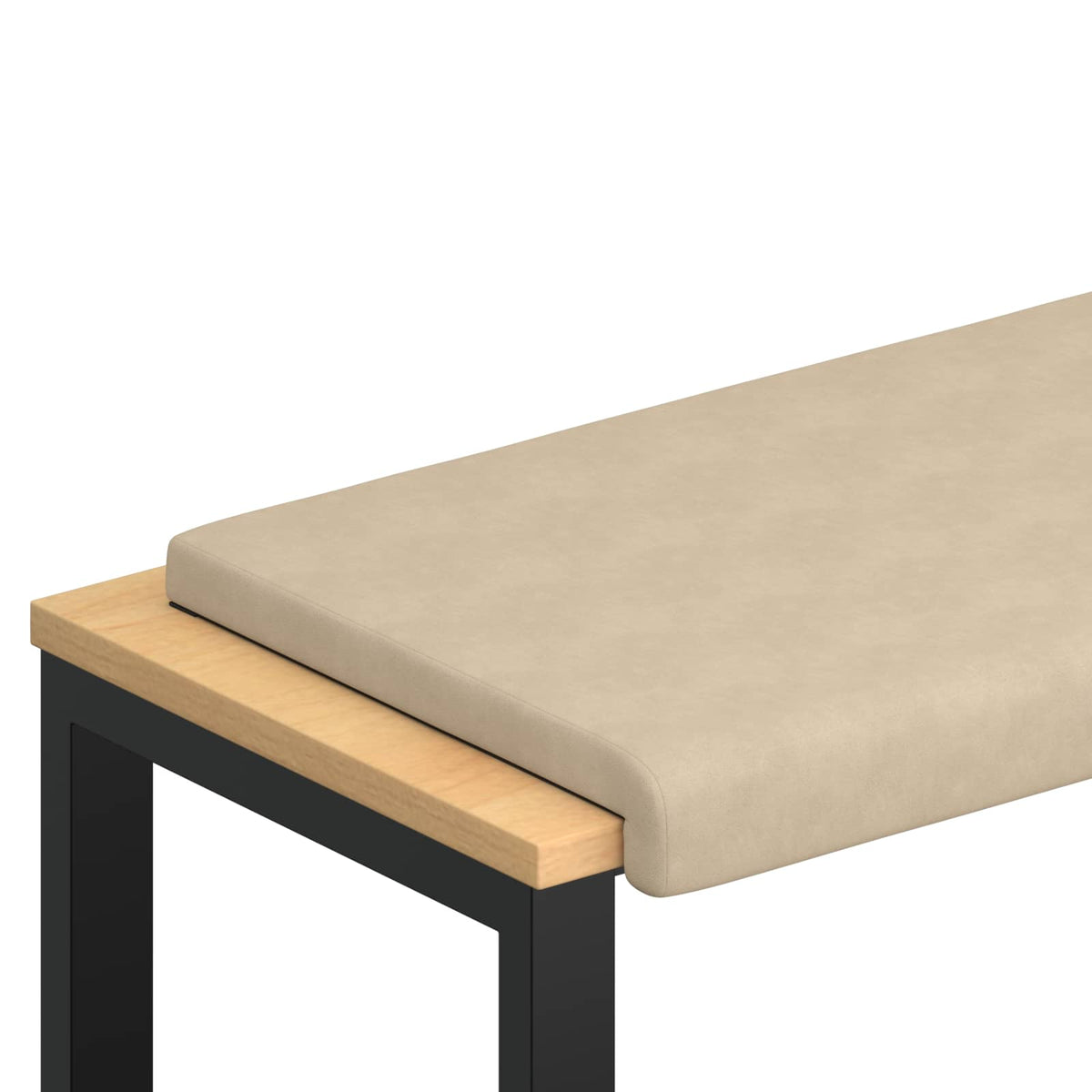 Jastučić za klupu Mikrovlakna Krem Dubina 35 cm