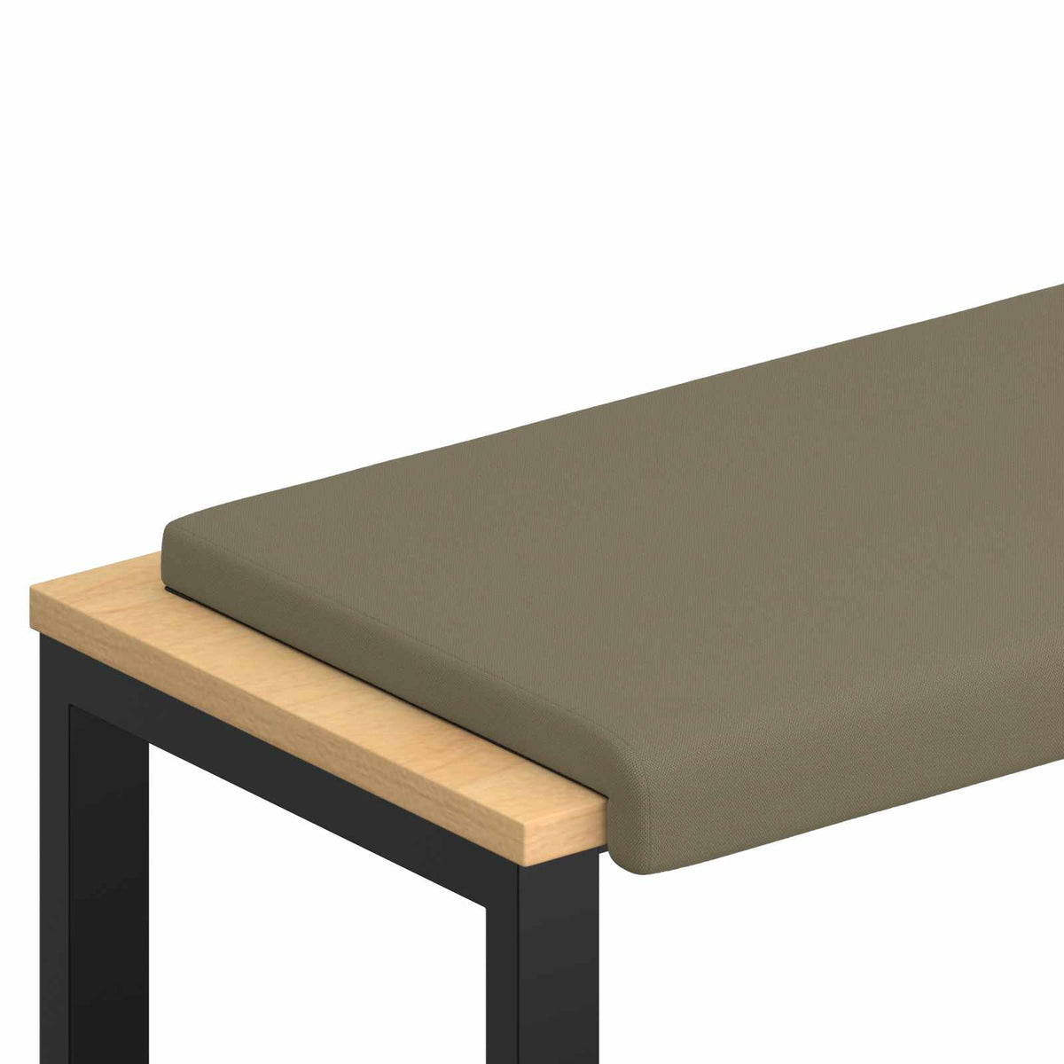 Jastučić za klupu Teksturirani baršun Kaki Dubina 35 cm