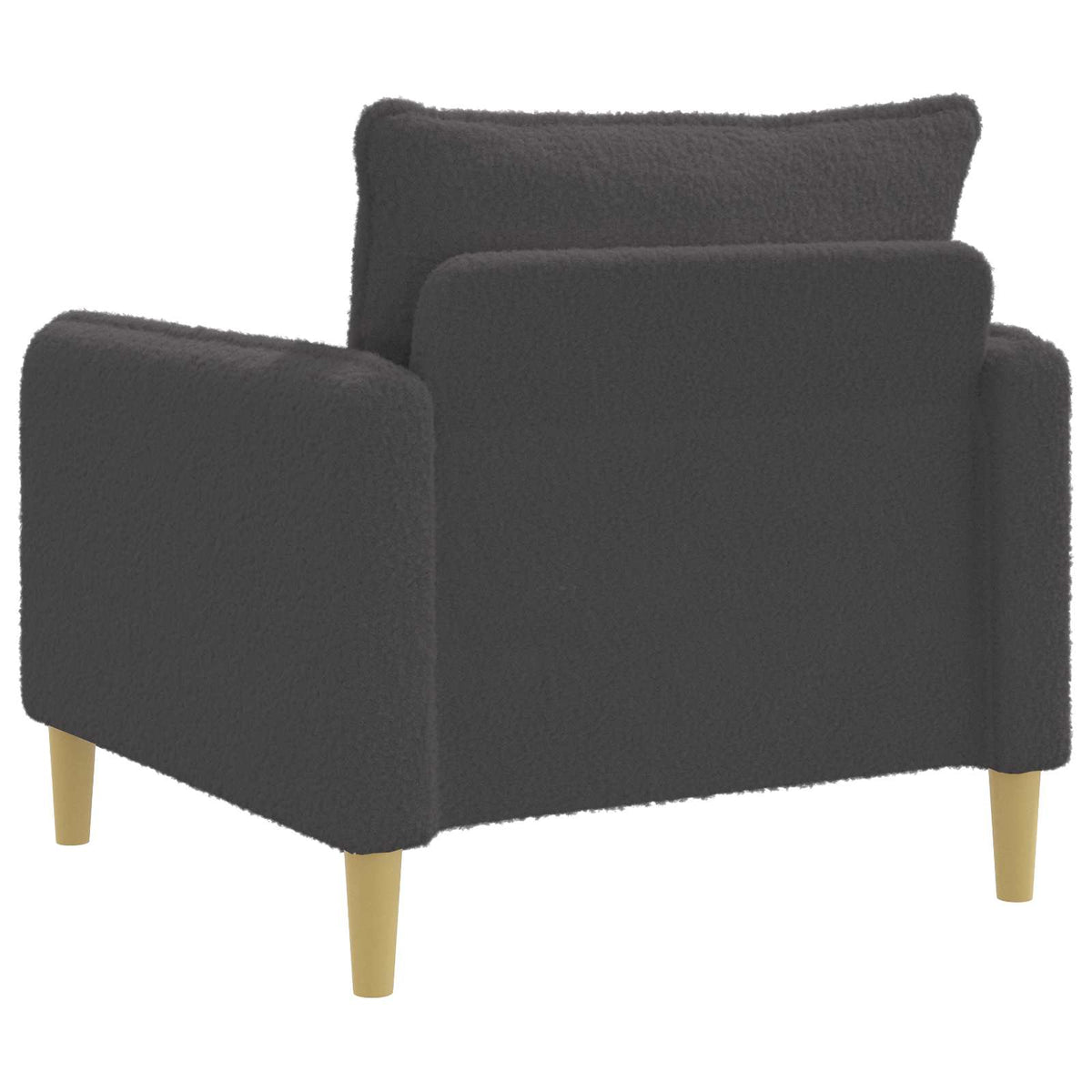 XL fotelja Tamnosiva Bouclé