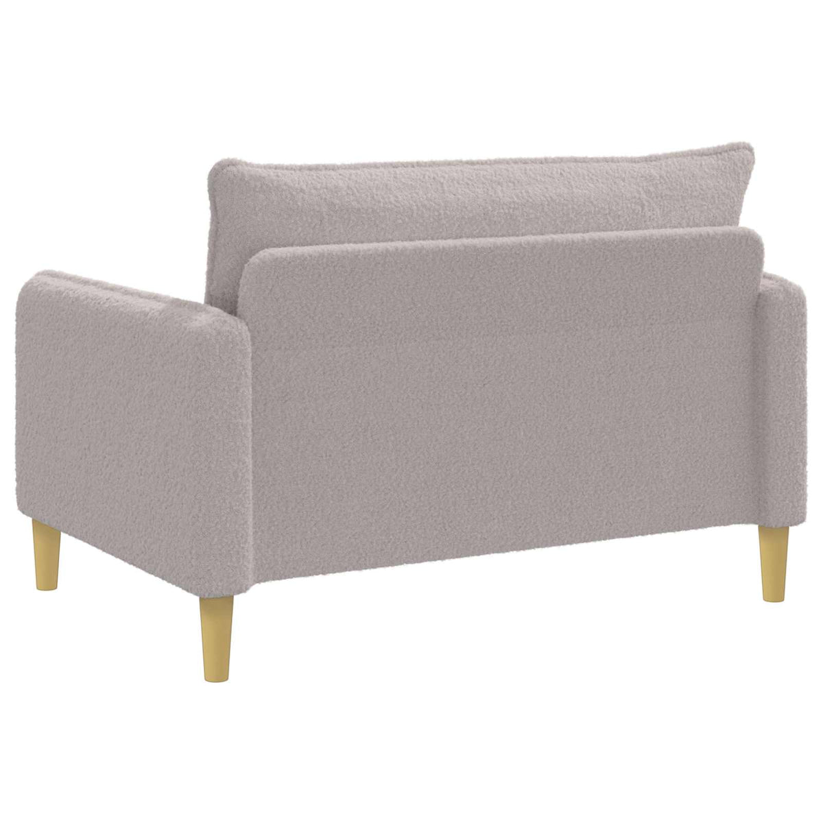 XXL fotelja Svjetlosiva Bouclé