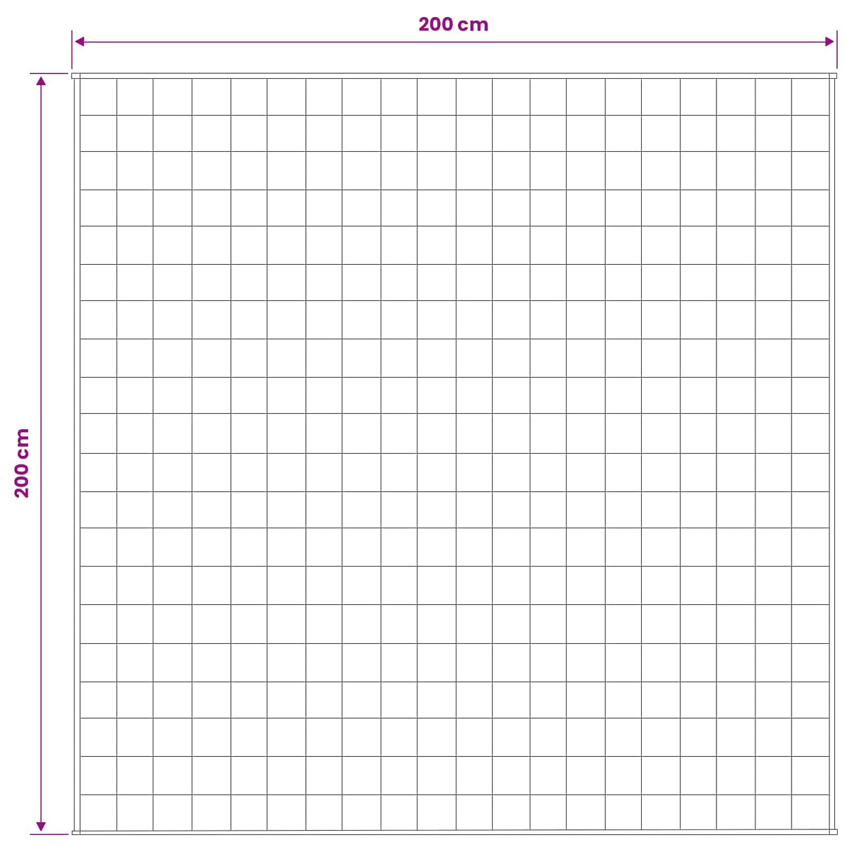 Težak pokrivač Bijela 200 x 200 cm 9 kg 100% Pamuk 205T