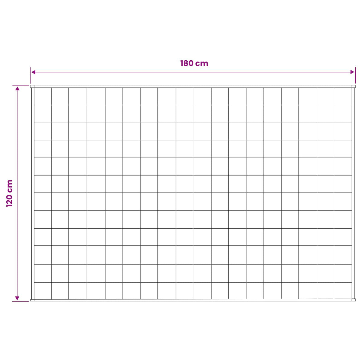 Težak pokrivač Bijela 120 x 180 cm 5 kg 100% Pamuk 205T