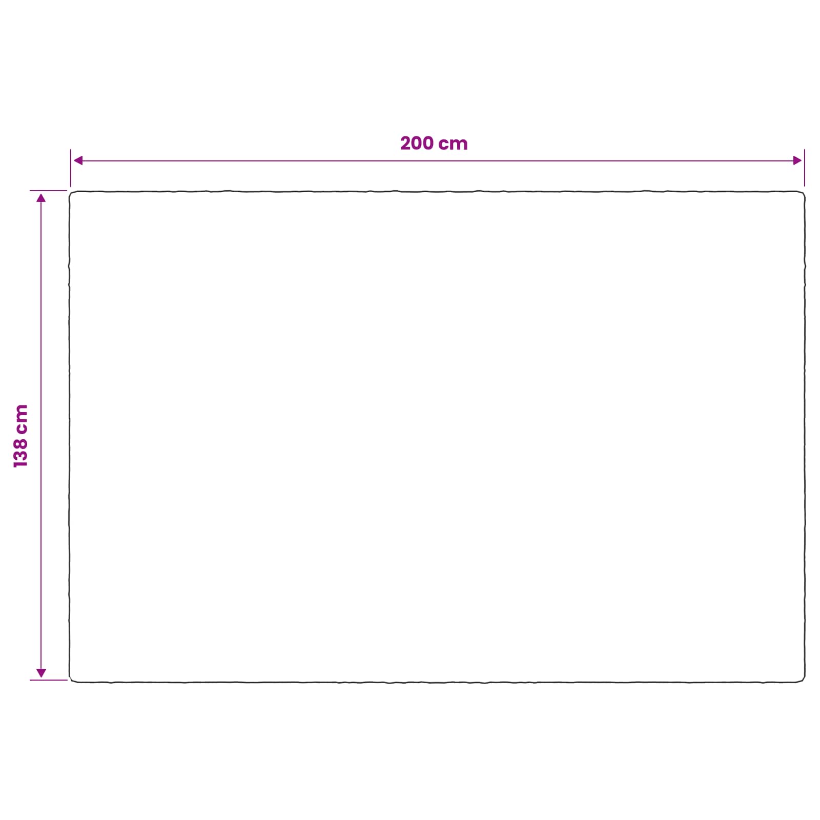 Težak pokrivač Bijela 138 x 200 cm 10 kg 100% Pamuk 205T
