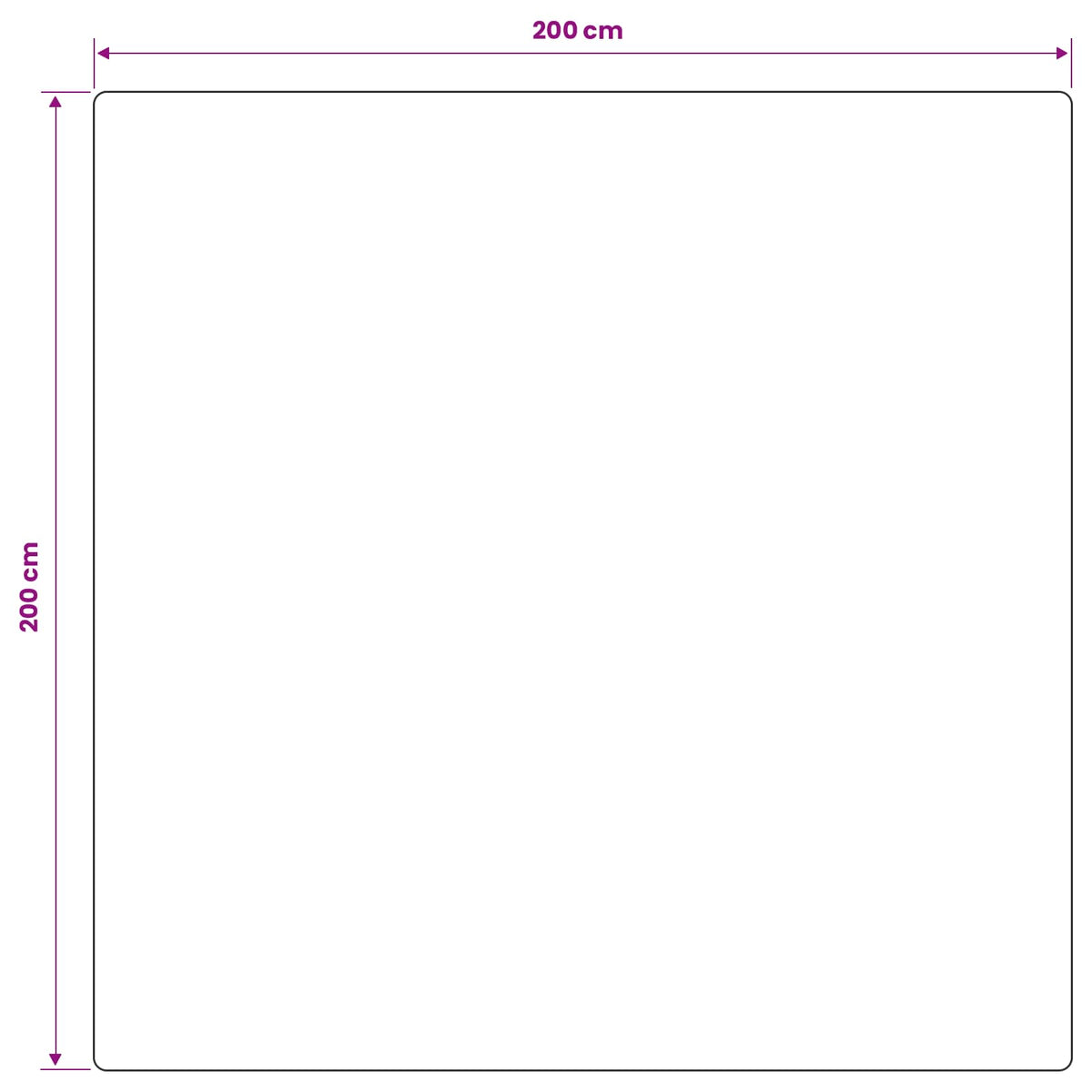 Težak pokrivač Bijela 200 x 200 cm 13 kg 100% Pamuk 205T