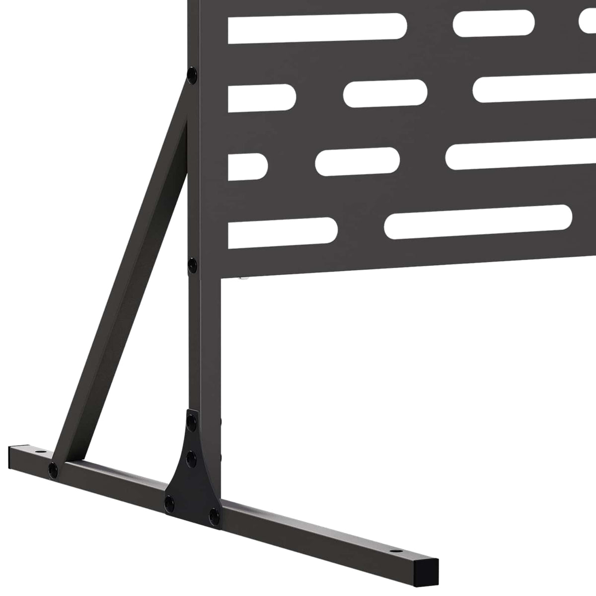 Zaslon za privatnost 100 x 50 x 180 cm Čelik Crna