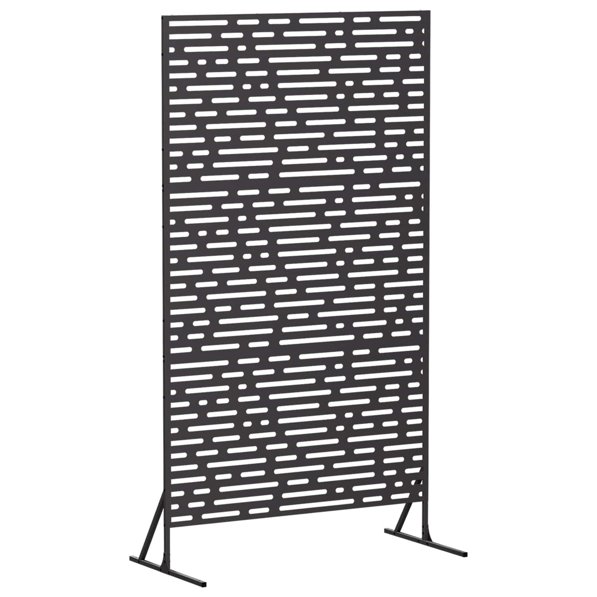 Zaslon za privatnost 100 x 50 x 180 cm Čelik Crna