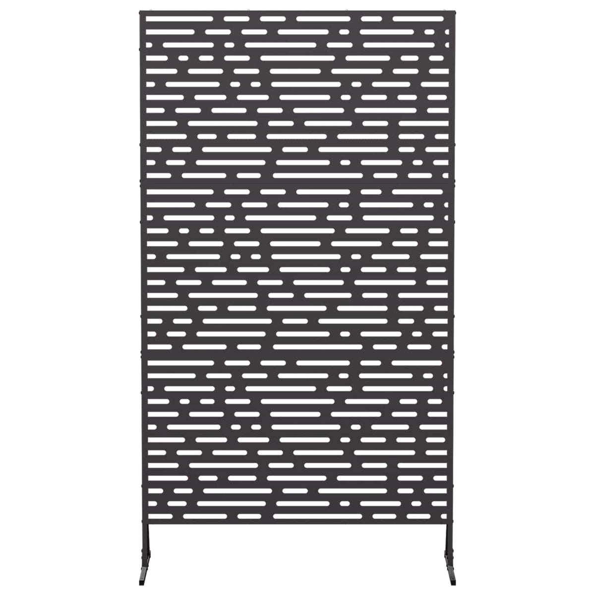 Zaslon za privatnost 100 x 50 x 180 cm Čelik Crna