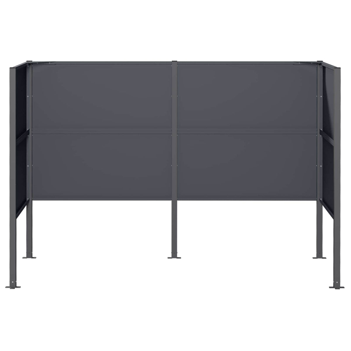 Ekran za kante za smeće 167 x 85 x 113 cm Čelik Antracit