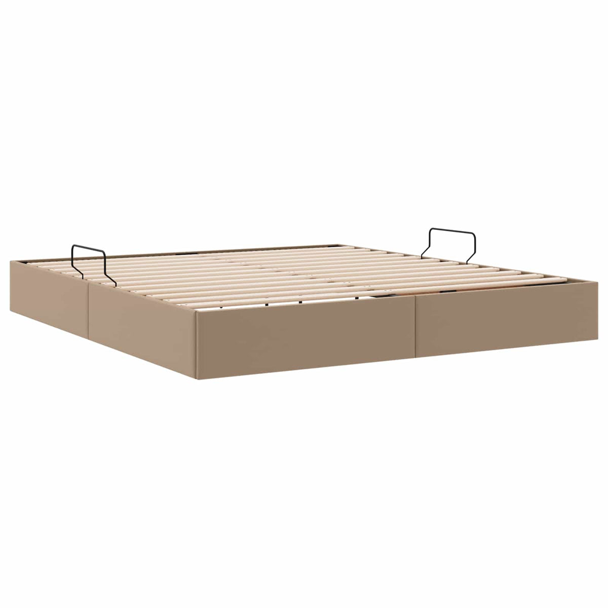 Otomanski krevet s pohranom Kapućino 180 x 200 cm Lažna koža