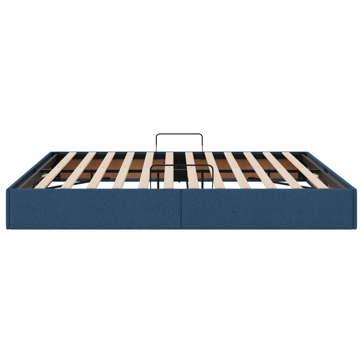 Otomanski krevet s pohranom Plava 160 x 200 cm tkanina