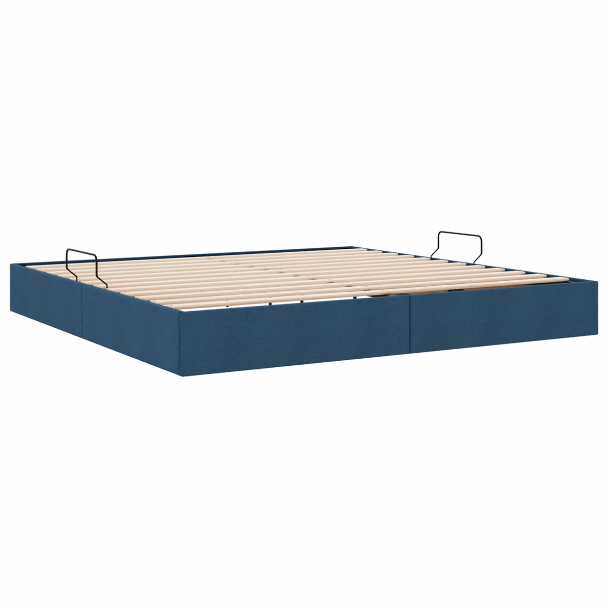 Otomanski krevet s pohranom Plava 200 x 200 cm tkanina