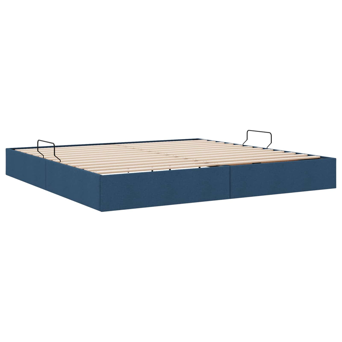 Otomanski krevet s pohranom Plava 200 x 200 cm tkanina