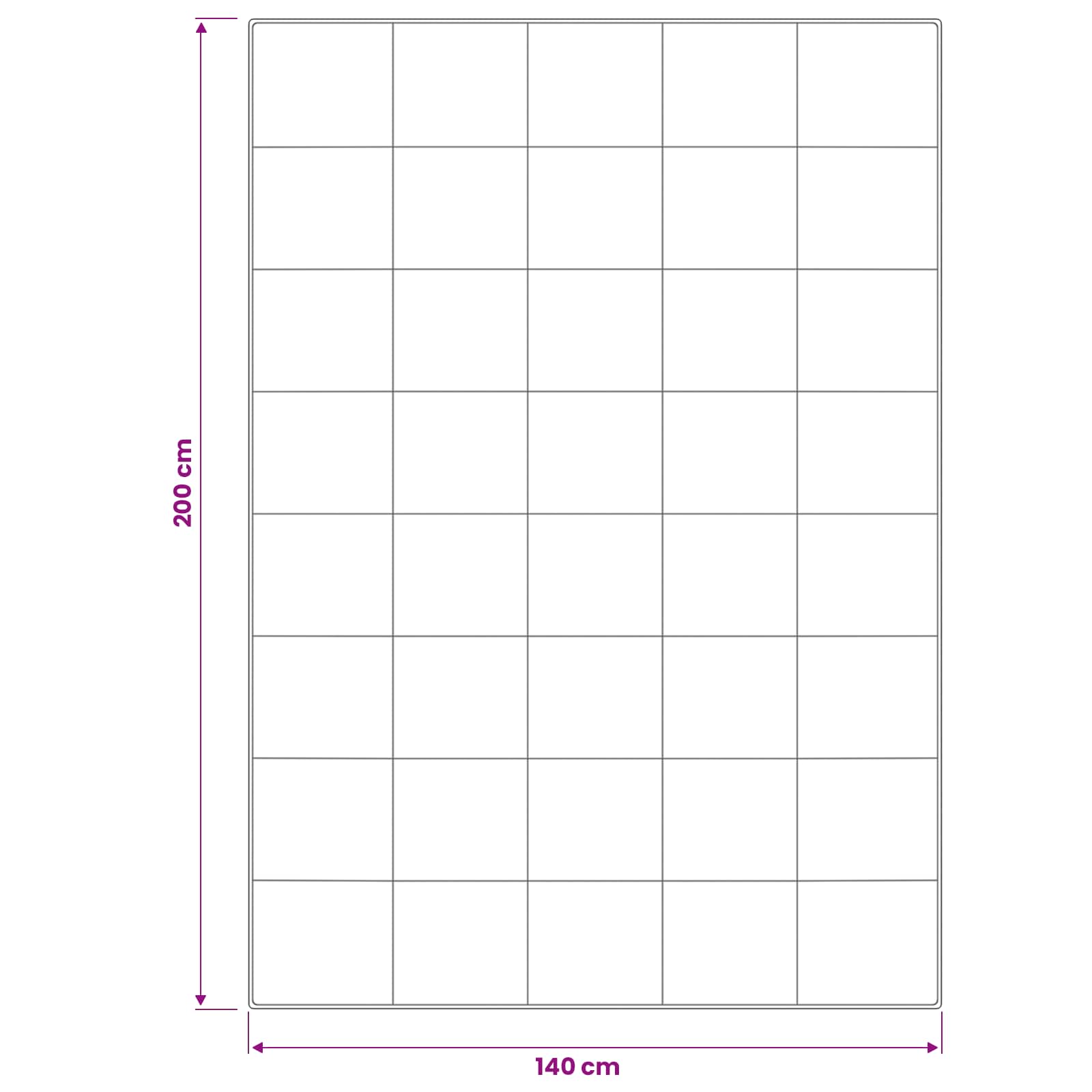 Set jastuka i popluna 2 kom. 140x200 cm 4 godišnja doba Vuna