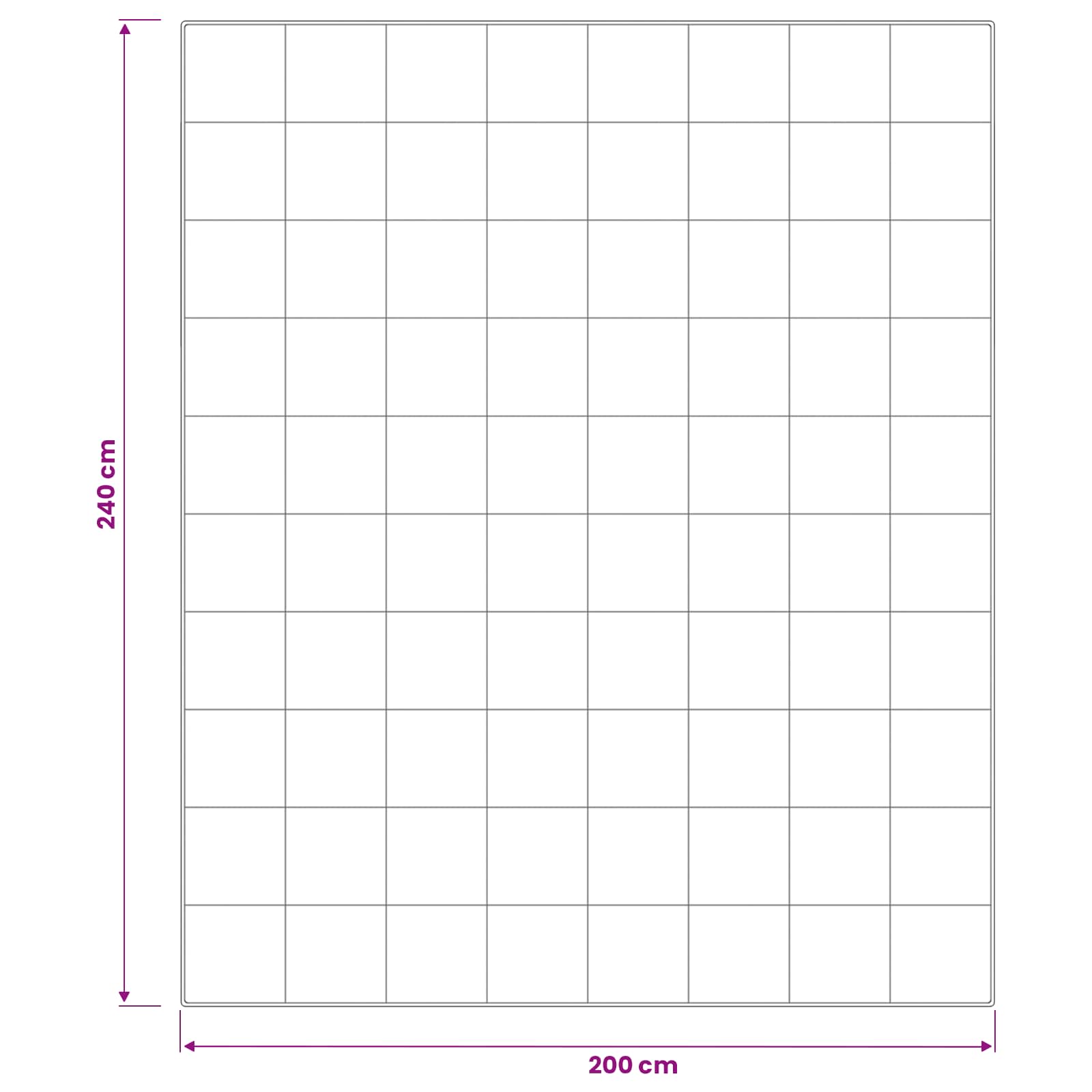 Set jastuka i popluna 3 kom. 200x240 cm Ljeto 140 GSM Vuna