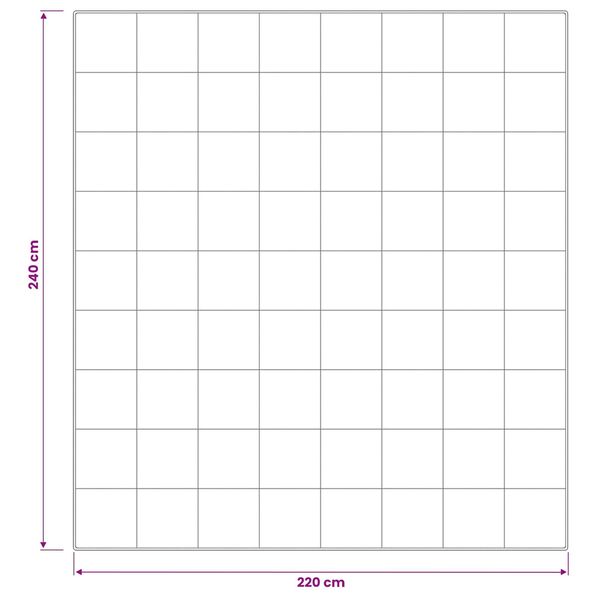 Set jastuka i popluna 3 kom. 220x240 cm 4 godišnja doba 220 GSM
