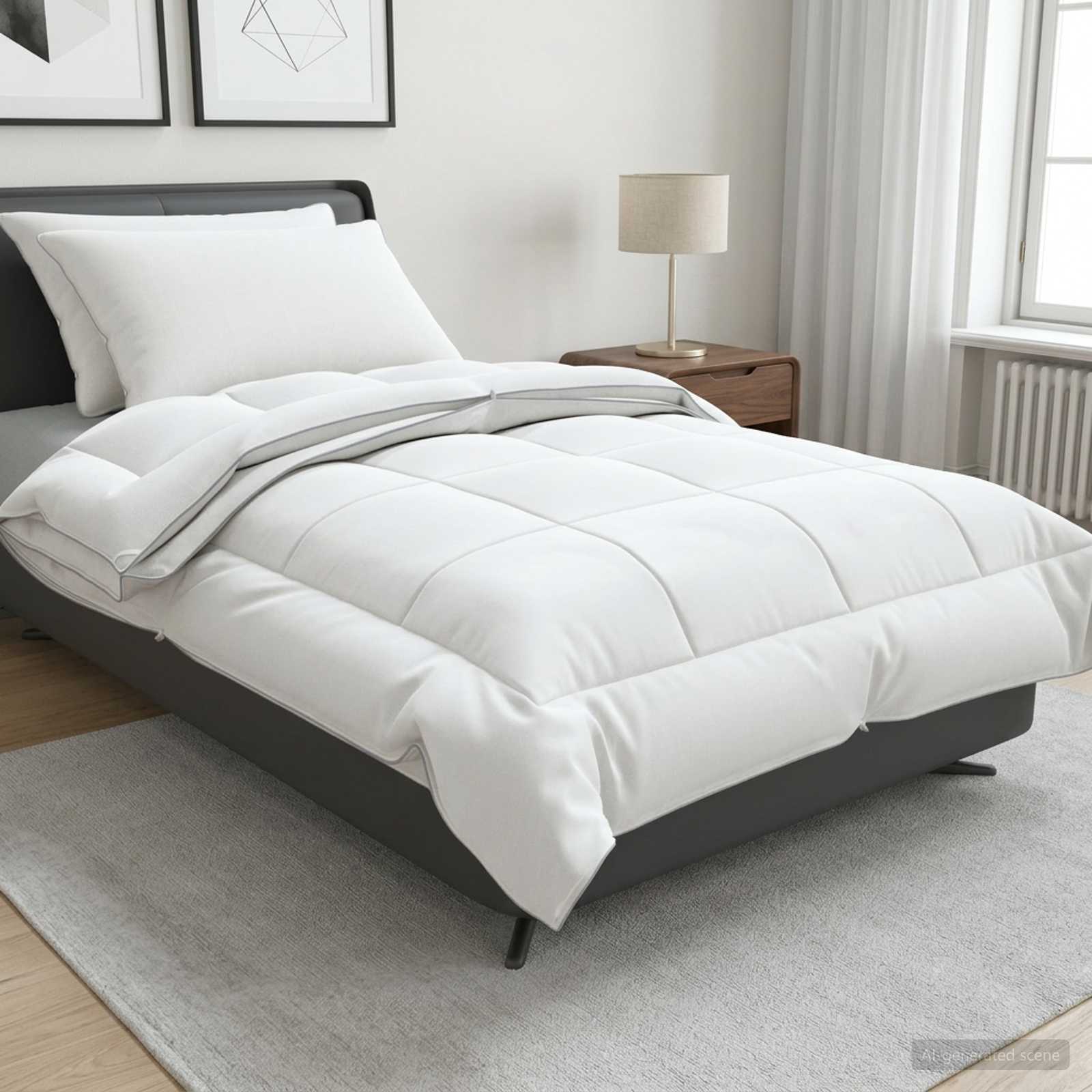 Set jastuka i popluna 3 kom. 140x220 cm 4 godišnja doba Vuna