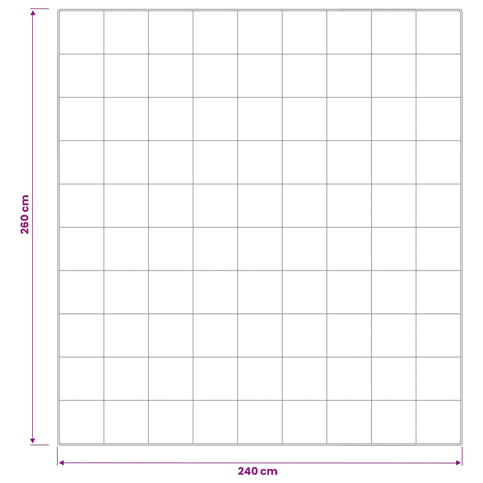 Set jastuka i popluna 3 kom. 240x260 cm Ljeto 200 GSM Vuna