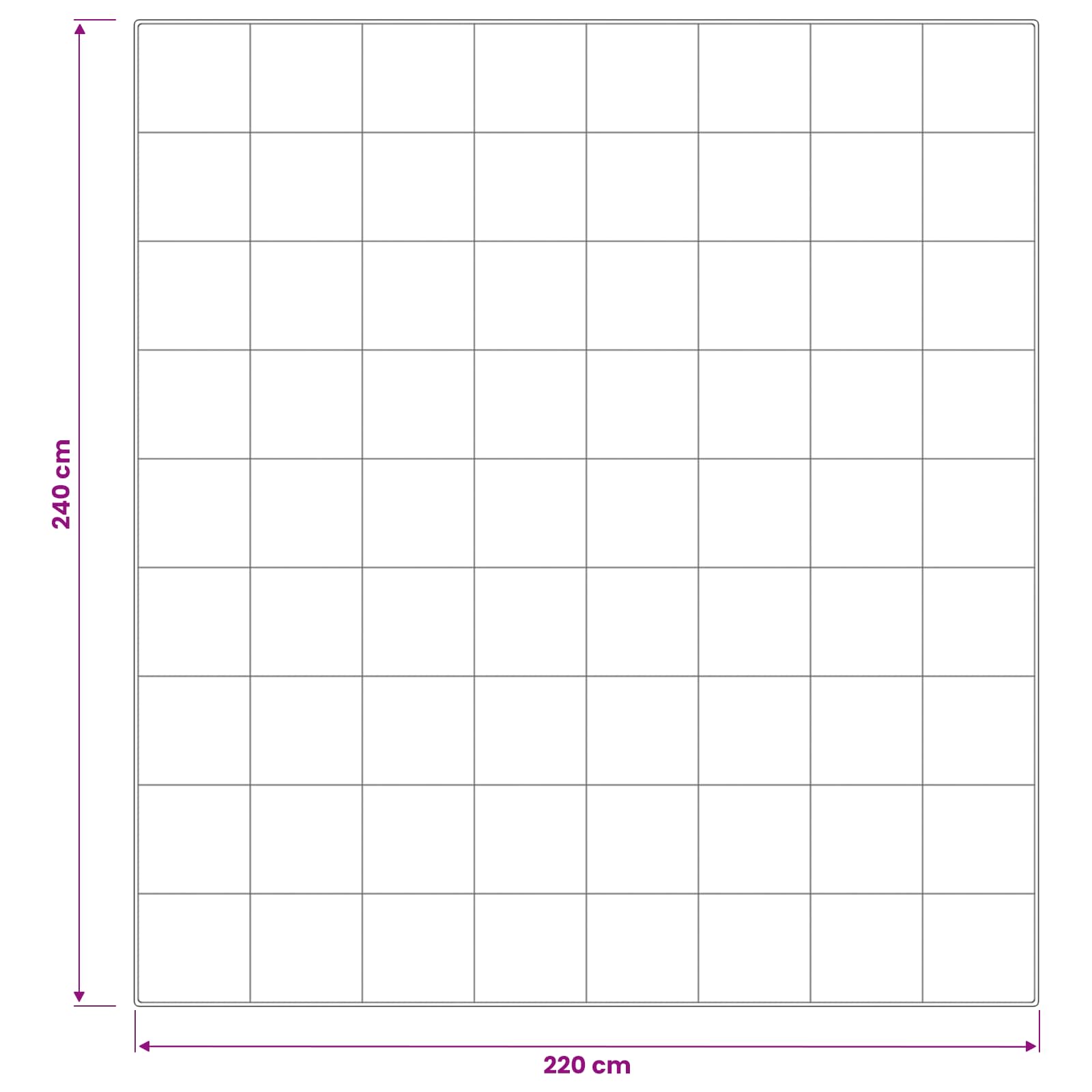 Set jastuka i popluna 3 kom. 220x240 cm Zima 450 GSM Vuna