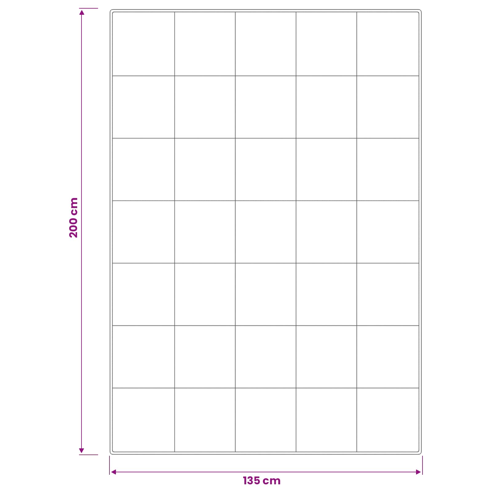 90% guska dol set FULDA 2 pcs 135 x 200 cm Ljeto 100 GSM Bijela