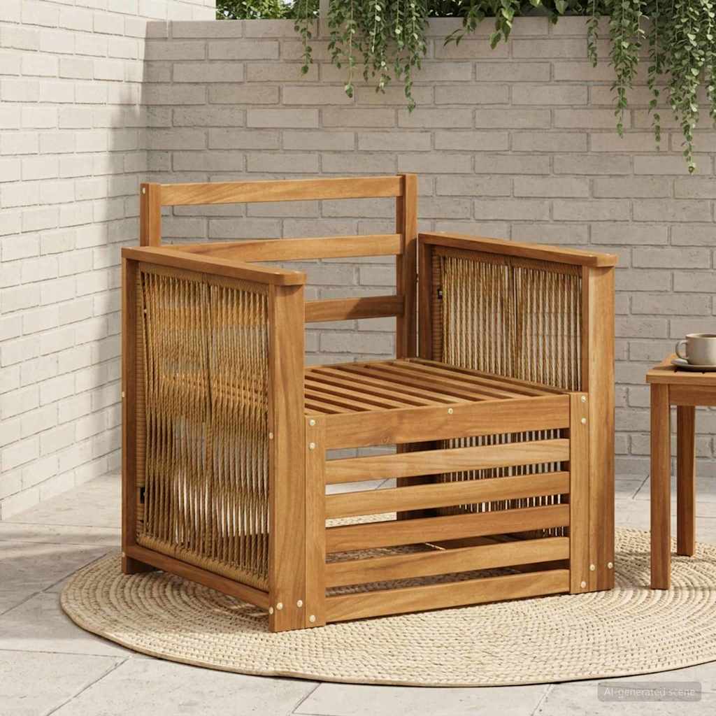Srednja sofa za van Prirodna