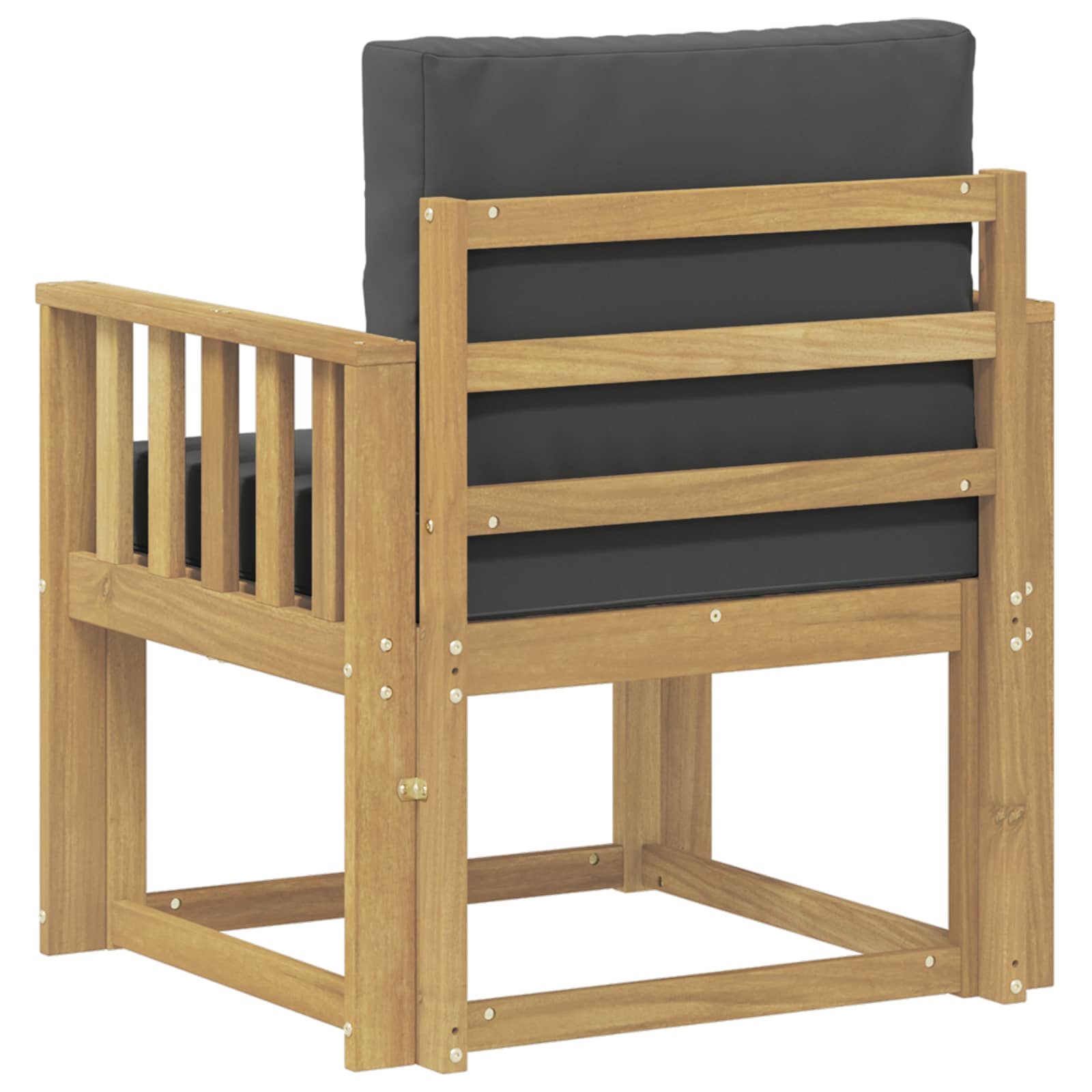 2 Komad Set vanjskih sofa Poliester Bijela i Antracit