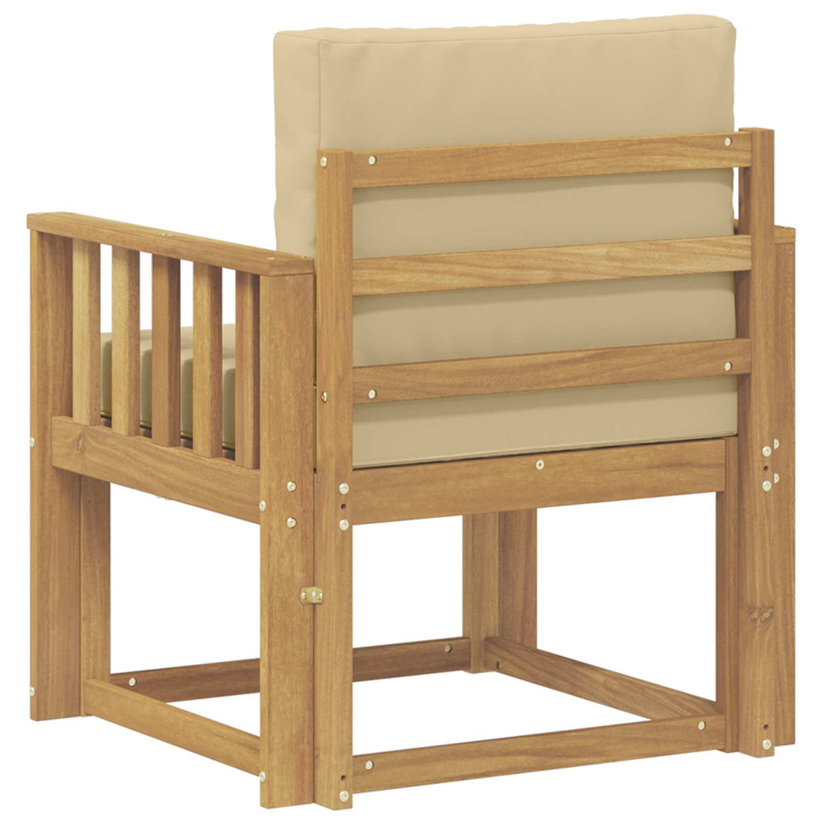 2 Komad Set vanjskih sofa Poliester Bijela i Bež