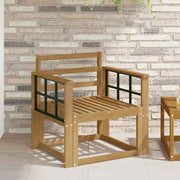 Set vanjskih sofa Čvrsto drvo akacije Bijela