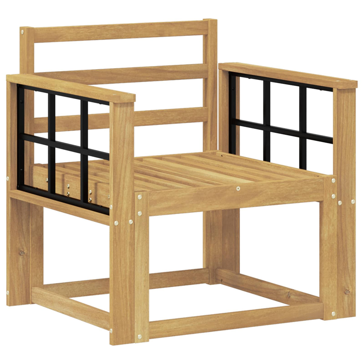 Set vanjskih sofa Čvrsto drvo akacije Bijela