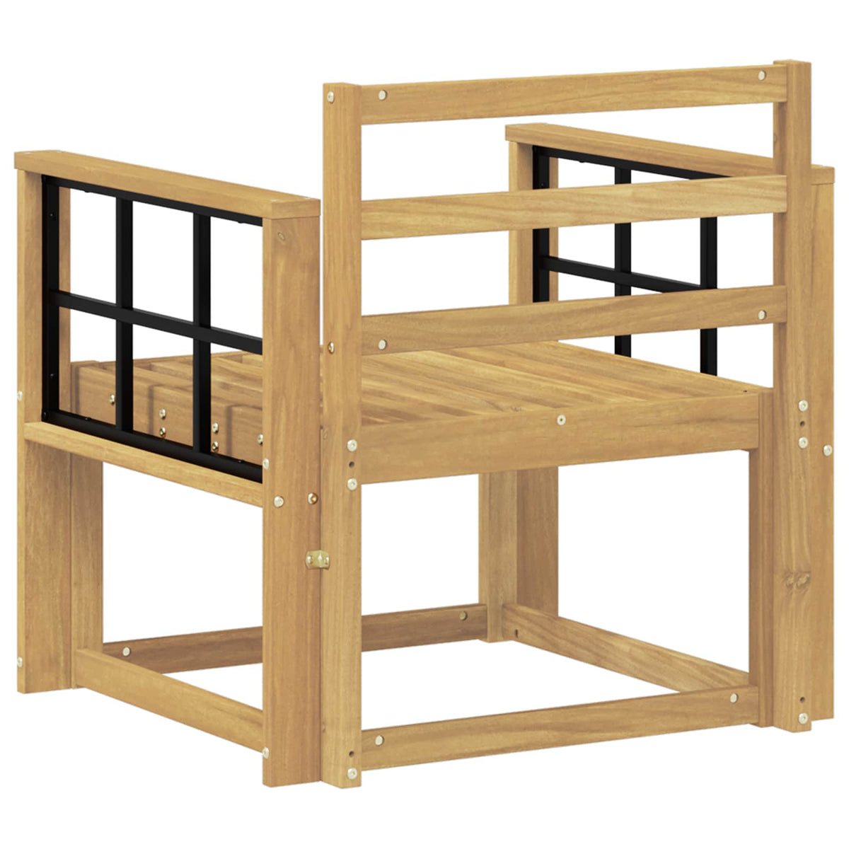Set vanjskih sofa Čvrsto drvo akacije Bijela