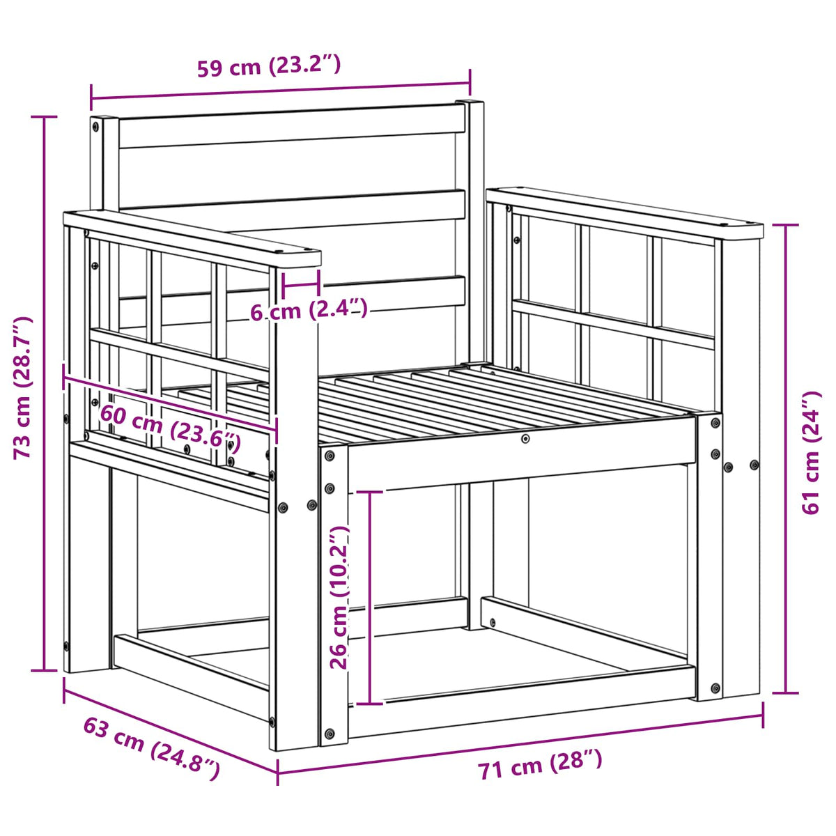 Set vanjskih sofa Čvrsto drvo akacije Bijela