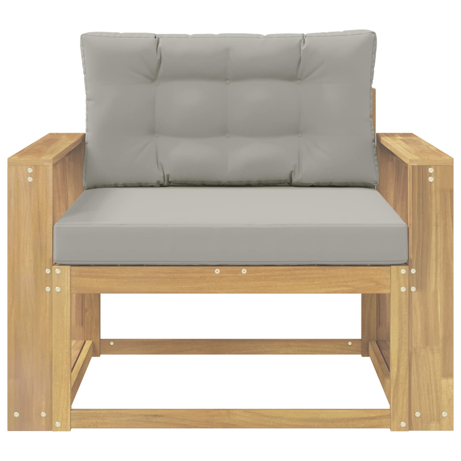 Srednja sofa za van Poliester Bijela