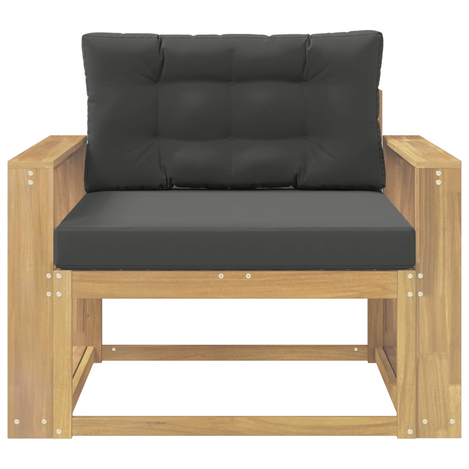 Srednja sofa za van Poliester Bijela