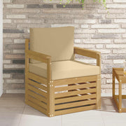 2 Komad Set vanjskih sofa Poliester Bijela i Bež