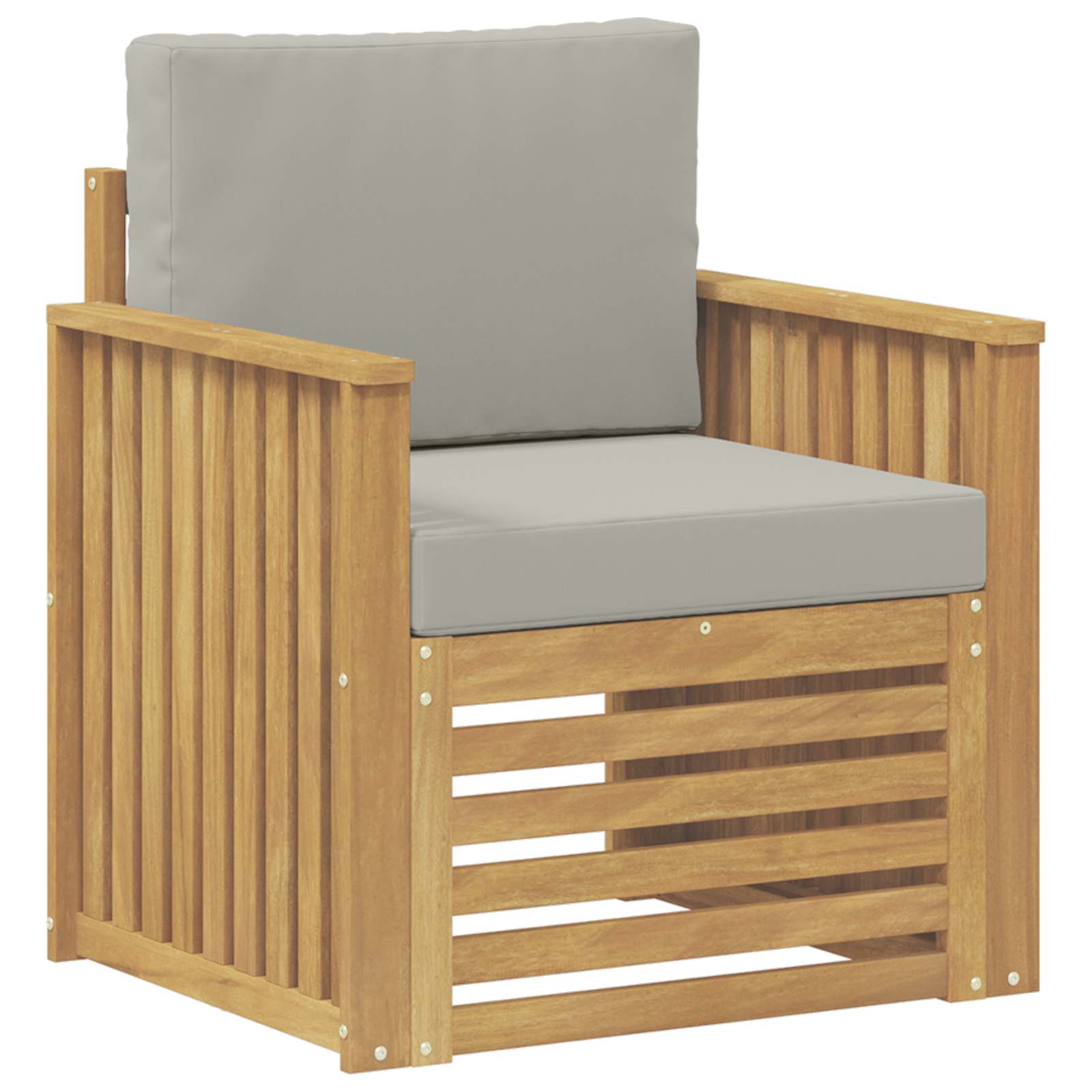 Set vanjskih sofa Poliester Bijela