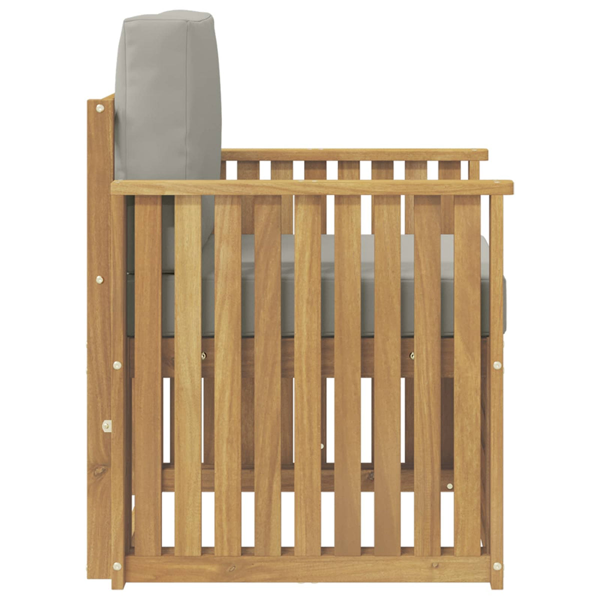 Set vanjskih sofa Poliester Bijela