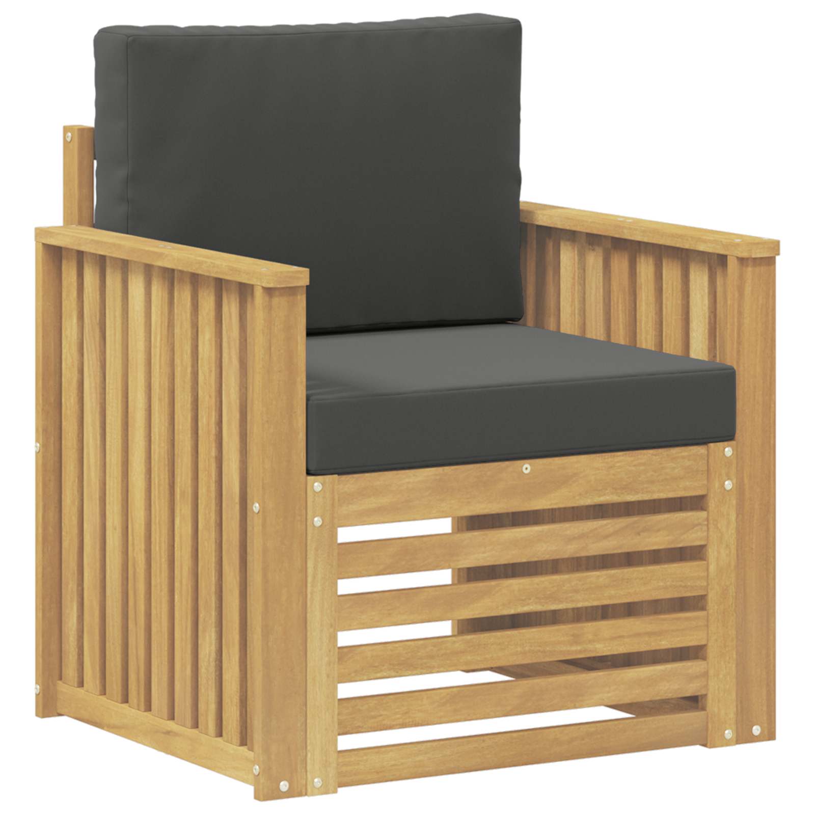 Set vanjskih sofa Poliester Bijela
