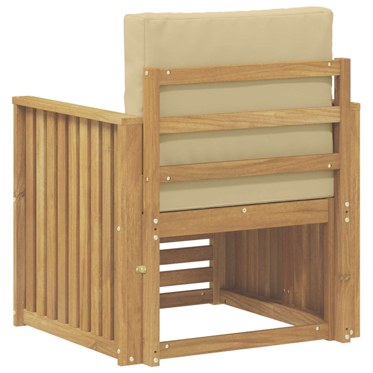 Set vanjskih sofa Poliester Bijela
