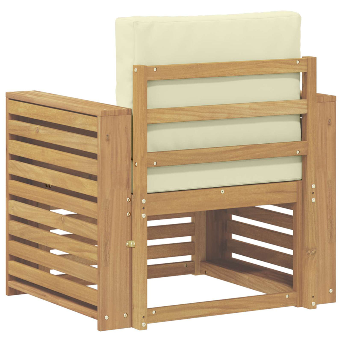 Set vanjskih sofa Poliester Bijela