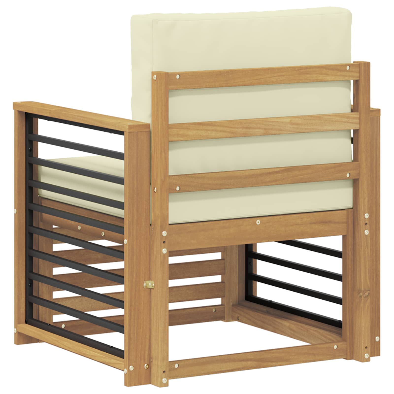 Set vanjskih sofa Poliester Bijela