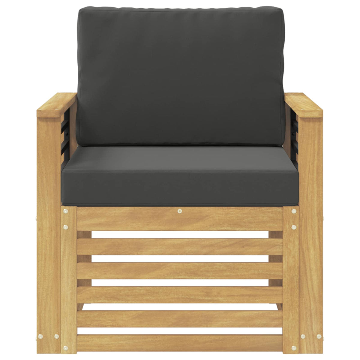 Set vanjskih sofa Poliester Bijela