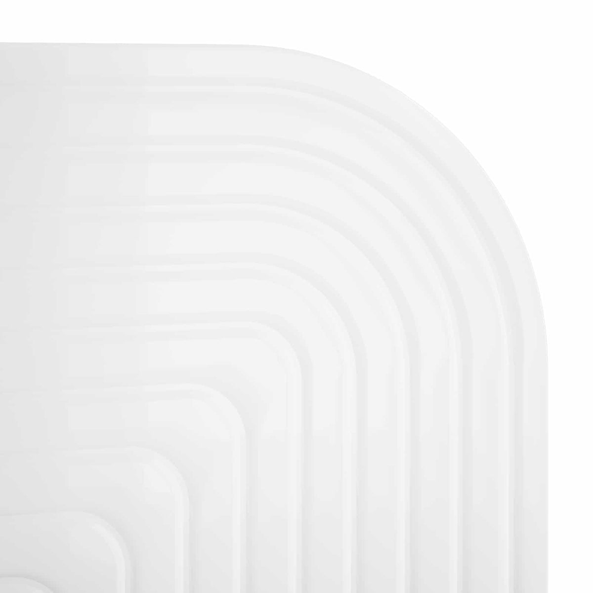 Zidna polica 2 kom. Bijela visokog sjaja 102 x 13.5 x 37.5 cm