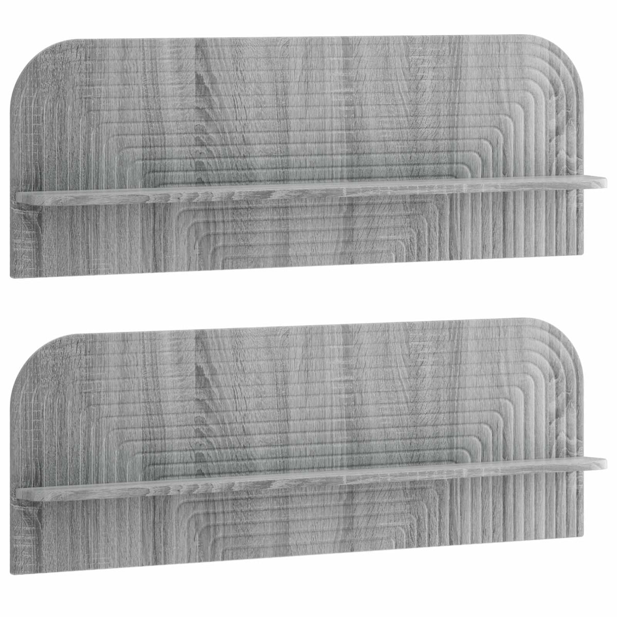 Zidna polica 2 kom. Siva Sonoma 102 x 13.5 x 37.5 cm