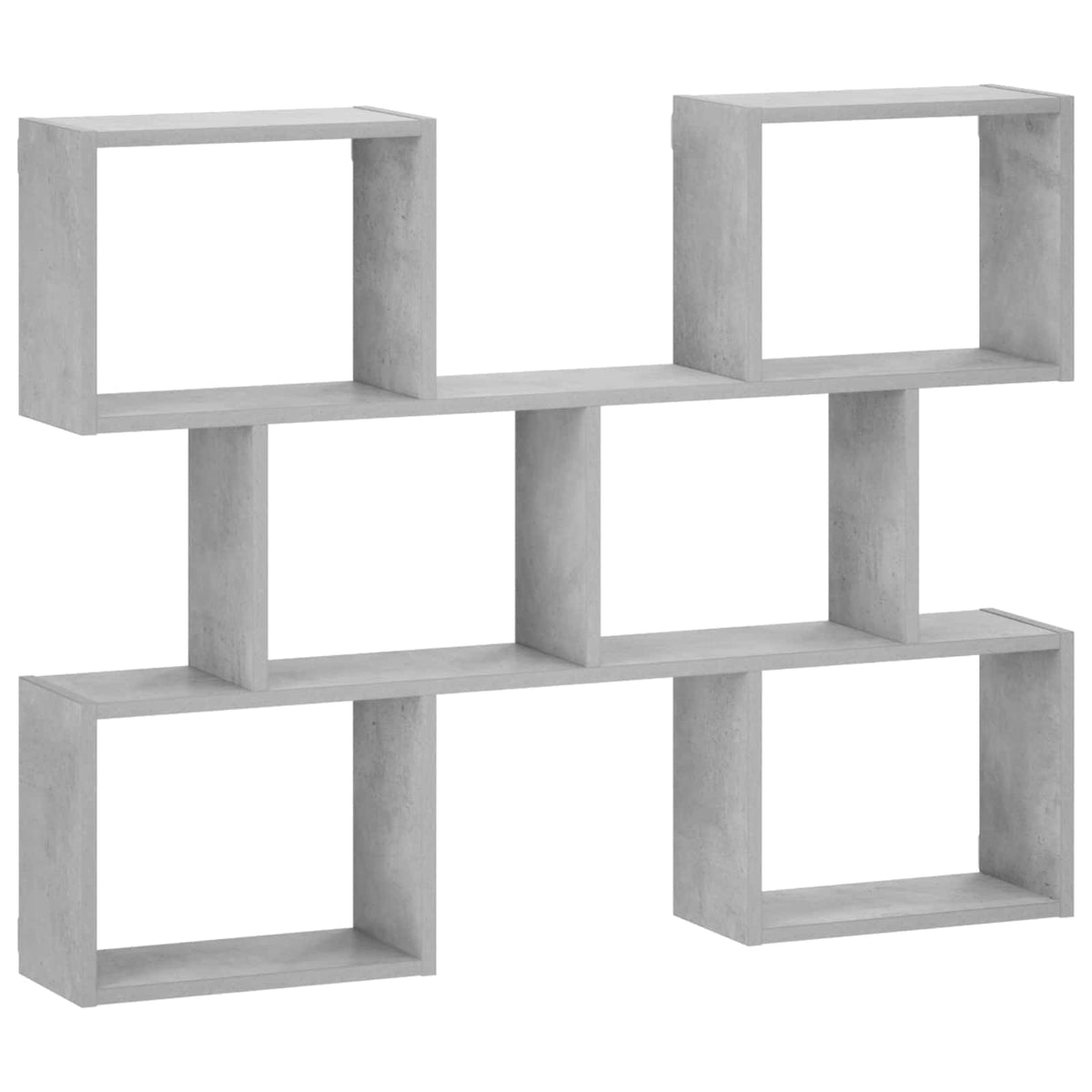 Polica na zidu Betonska siva 103 x 17 x 80 cm Konstruirano drvo